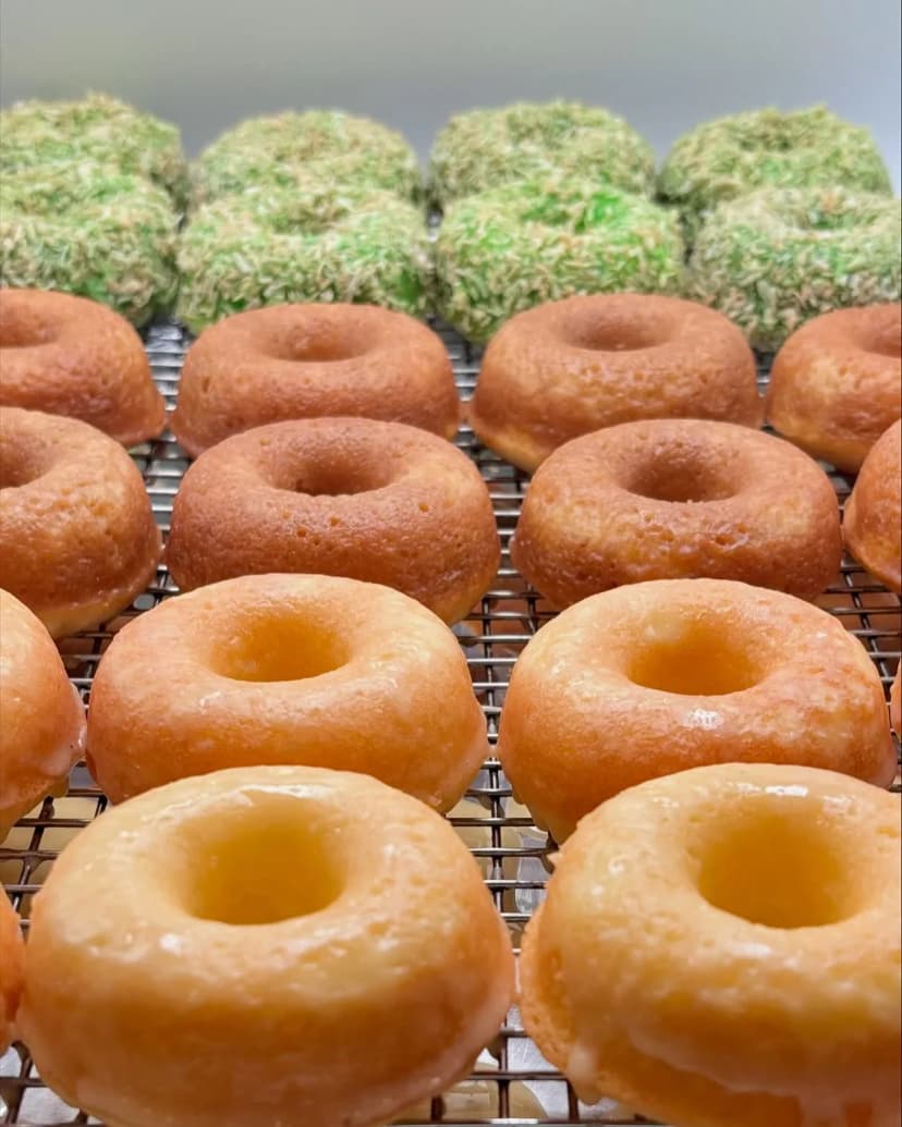 Assorted bakery catering spread